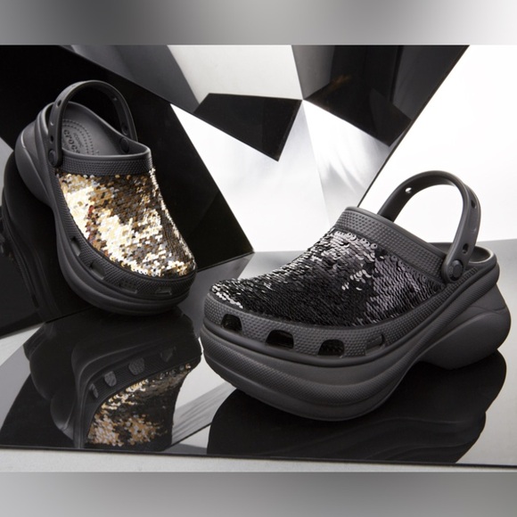 ✨Host pick✨Crocs Crocs Classic Bae Sequin Clog - Picture 1 of 7